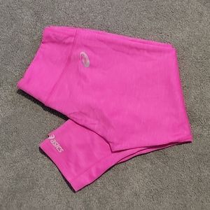 Heather Pink ASICS Capri Leggings.